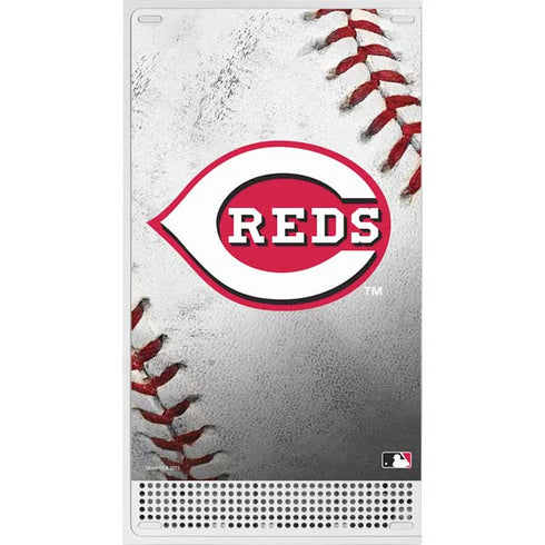 MLB Cincinnati Reds Game Ball Xbox Series S Console Skin